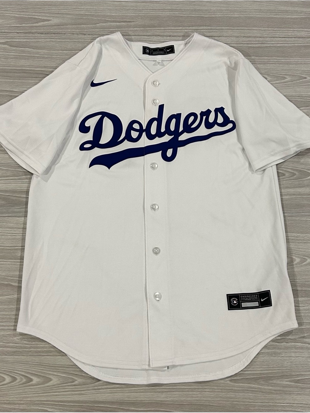 Nike 2025 Los Angeles Dodgers Baseball White Blue Jersey Men’s Size Medium